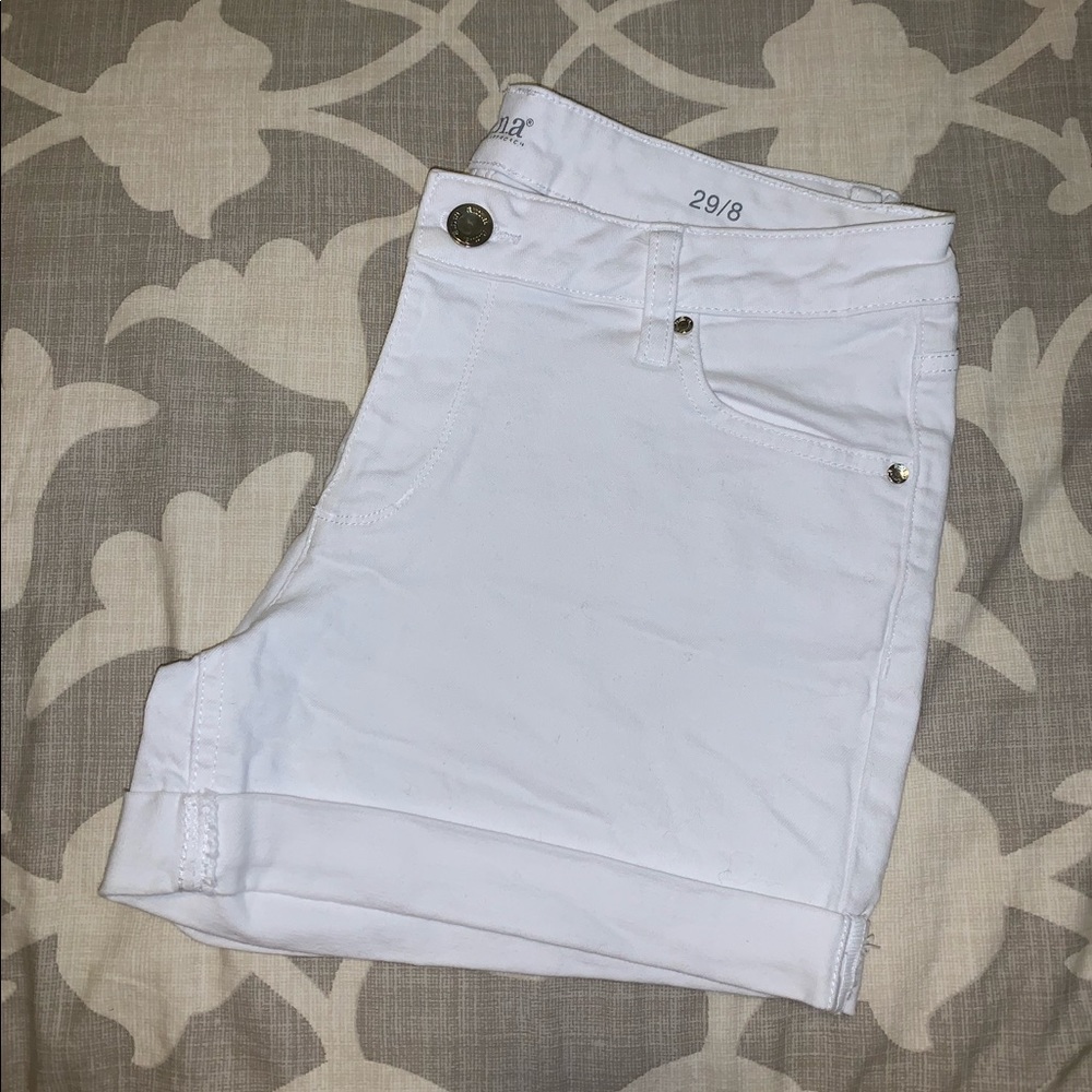 A.N.A White denim Shorts